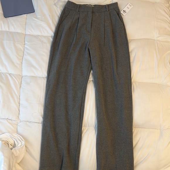 Tailored Brushed Suiting Wide Leg Pant - Picture 7 of 8